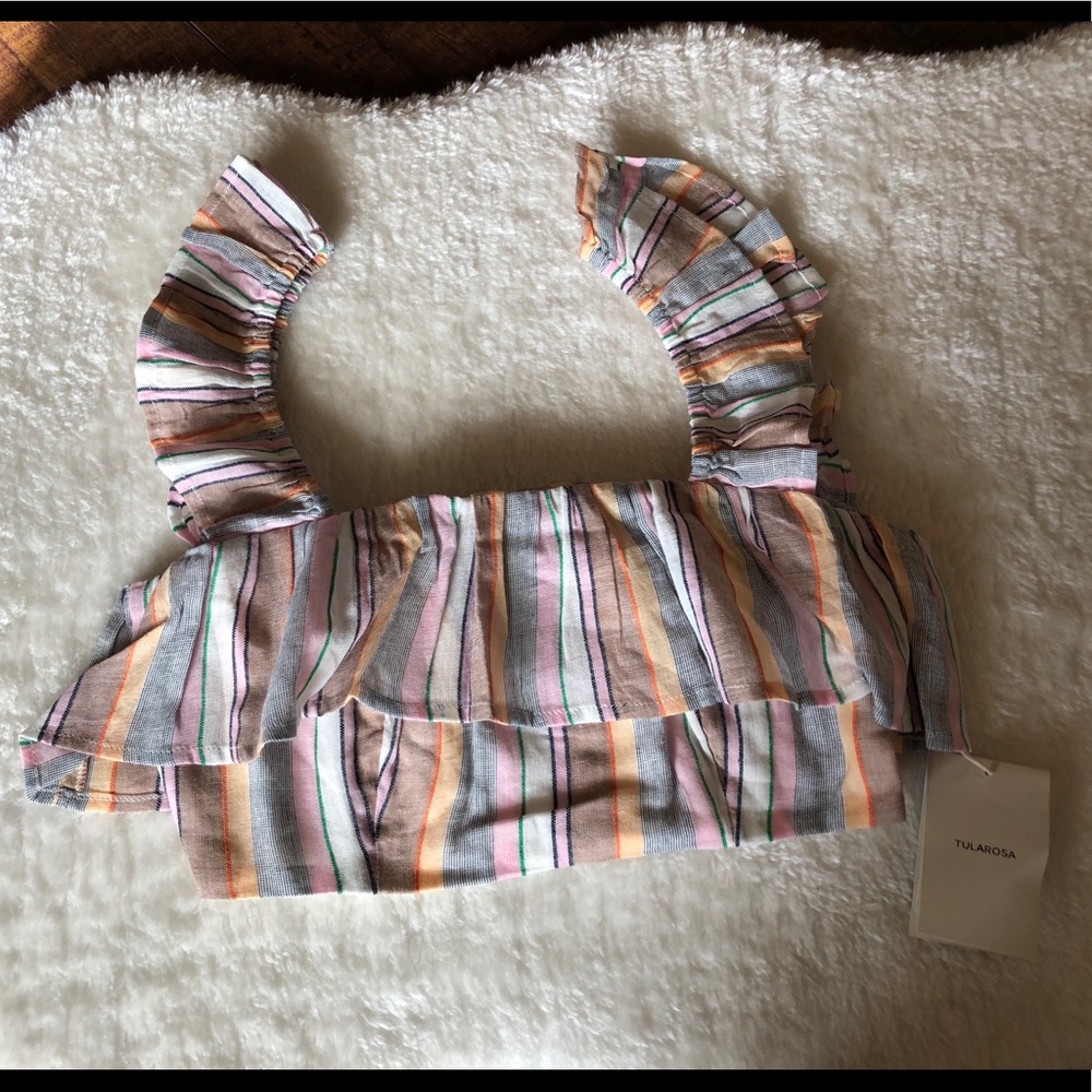 TULAROSA DENNY TANK IN MULTI STRIPE - Picture 8 of 8